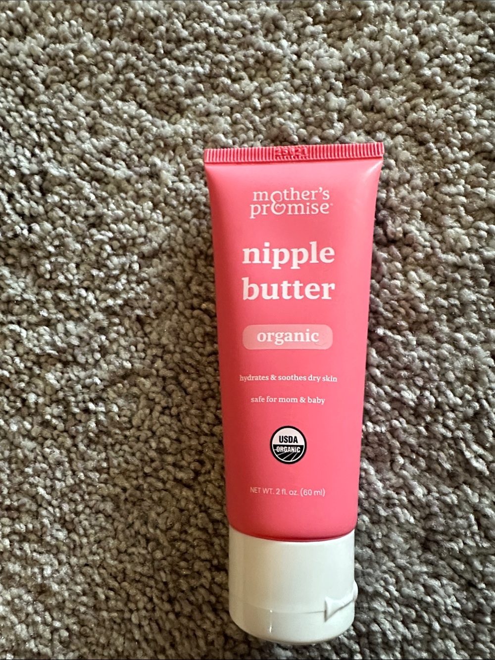Mother's Promise Nipple Butter - Pink Organic Tube